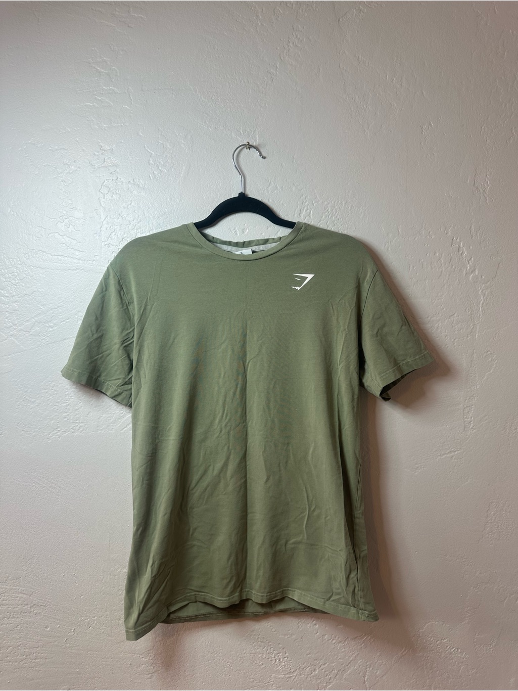 Gymshark Olive Green Crew Neck Short Sleeve Tee